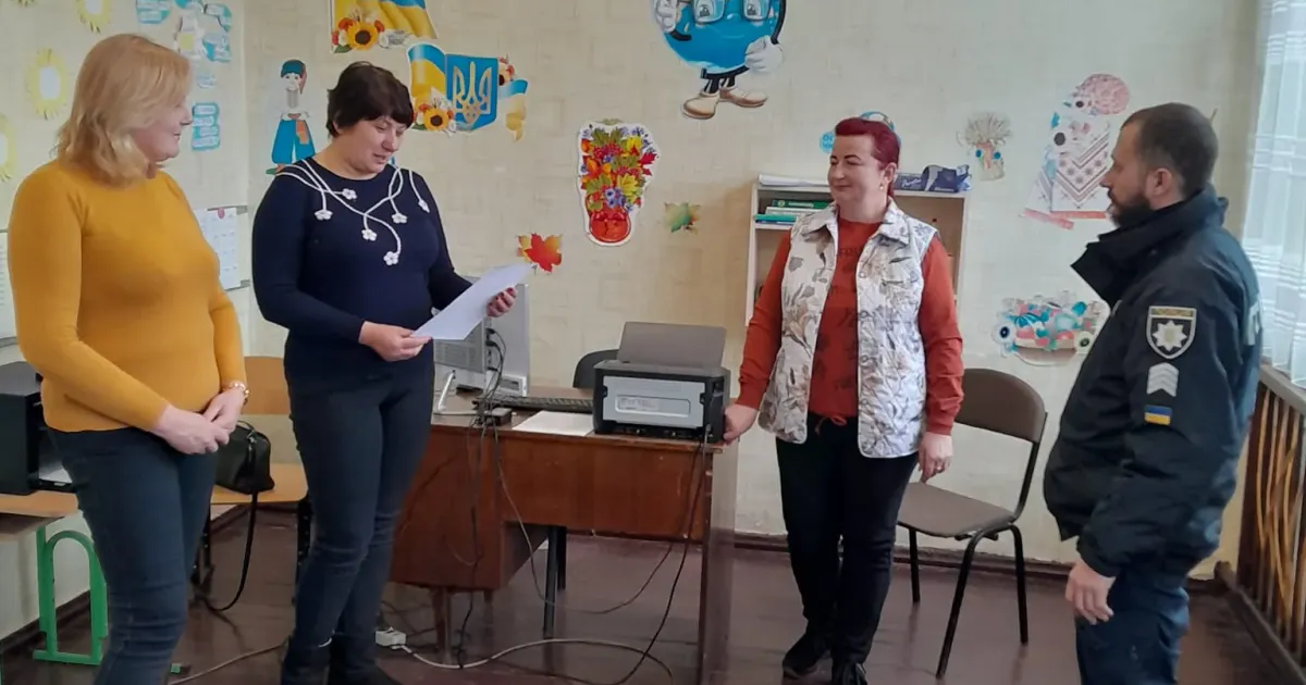 Фото - фейсбук/Тетяна Лисак У центрі уваги — запобігання правопорушень серед піділтків на порталі Gromada Group